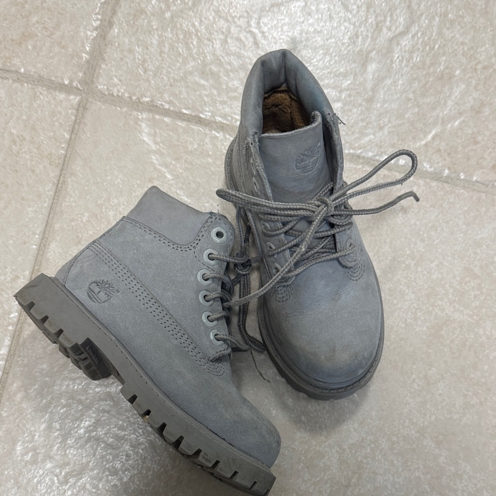 Timberland Charcoal Lace-Up Boots